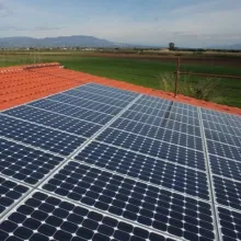 Impianto fotovoltaico su tetto